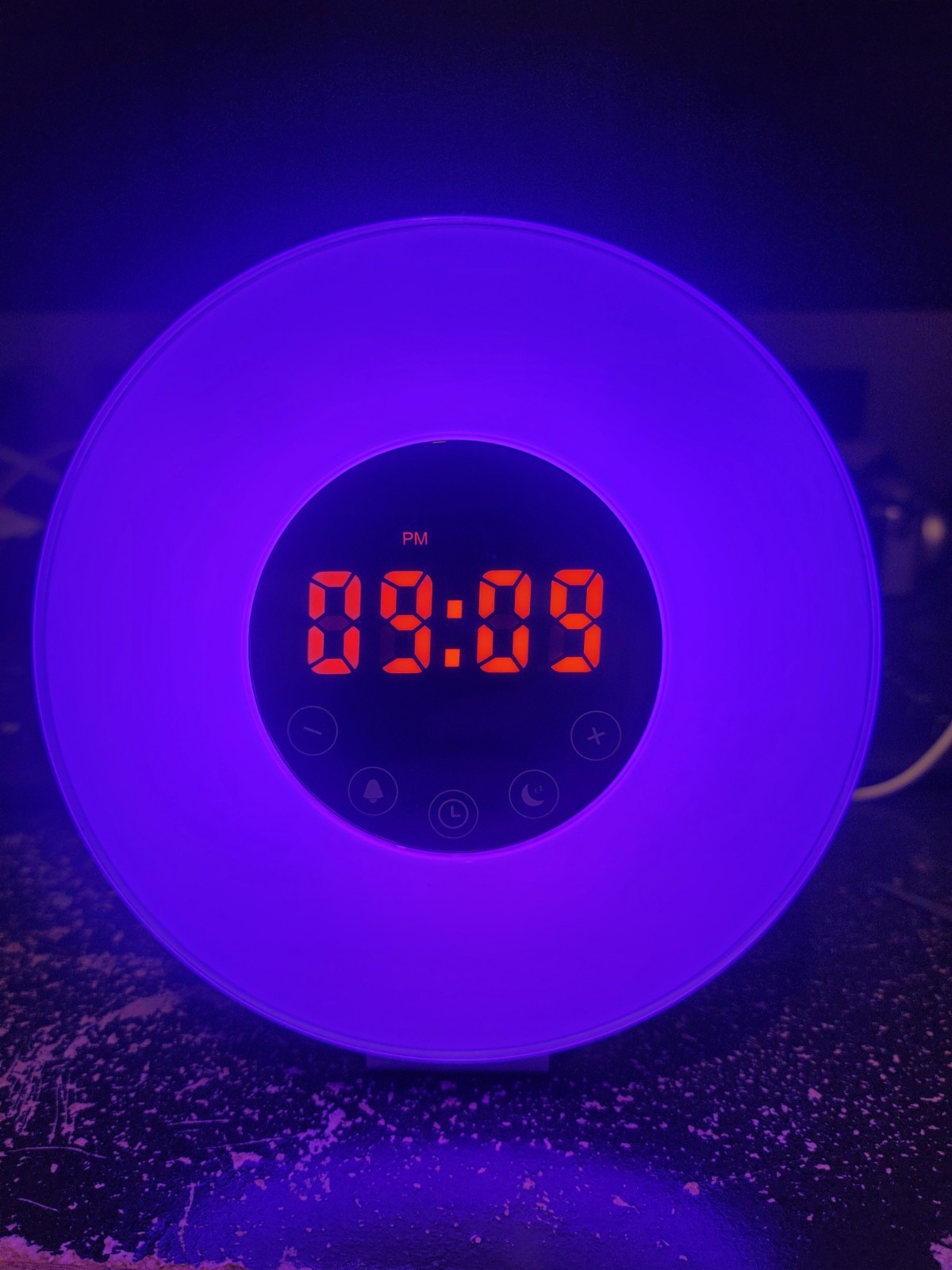 Sunrise Light Simulation Nature Sound Bedside Radio Lamp