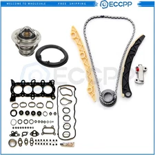 Timing Chain Kit Head Gasket Thermostat for 06-11 Honda Civic 1.8L SOHC