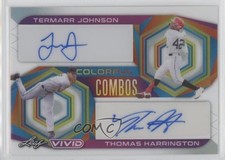 2022 Leaf Vivid White 16/25 Termarr Johnson Thomas Harrington #CC-22 Auto 4z8