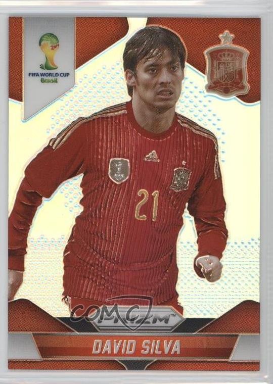 2014 Panini Prizm World Cup Silver Prizm David Silva #175 zs5