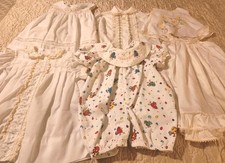 Lot of 6 Vintage Baby  Toddler Girls Clothing  Dresses, Tops, Romper