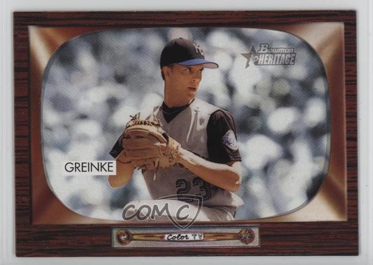 2004 Bowman Heritage Zack Greinke #189 7ut