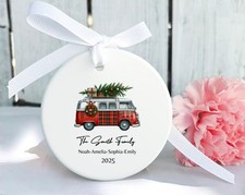 Retirement Ornament 2025   Personalized Ceramic Gift with Name  Quote