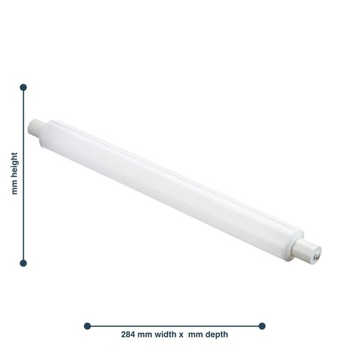 Set of 3 x S15 LED Tube Light Bulbs Lamps 284mm 4000K Cool White - Picture 6 of 6