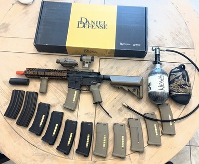 Custom! Airsoft HPA DD MK18 Wolverine EMG MTW Inferno Gen 2/storm Reg+Ninja Tank
