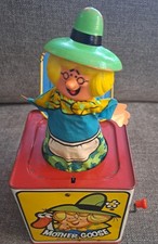 Vintage 1971 Mother Goose Jack In The Box Mattel