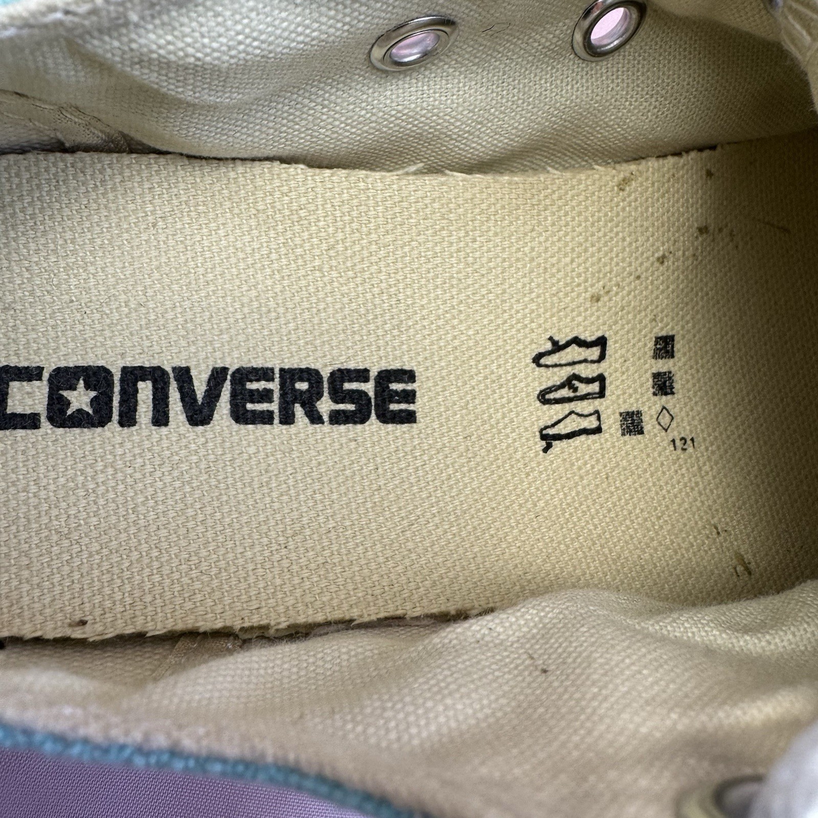 Converse Chuck Taylor Low Top Kids Sneakers Size 12 Light Blue Aqua thumbnail 6