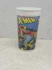 Vintage Hardees 1995 X-Men Plastic Cup Marvel Comics 7" Coca-Cola