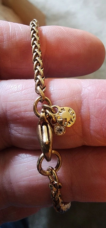 Ann Taylor Goldtone estilo Lariat com franja branca de pérolas de água doce - Imagem 3 de 3