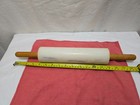 Marble  45Cm Kitchen Roll Baking Rolling Pin With Wooden  Handles