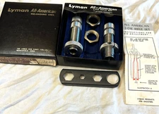 NEW Lyman Reloading 2 dies Rifle Set 7MM Mag / Lift Platform/ box