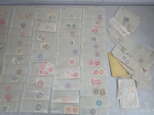 Nystamps US back book many old stamp cut square collection a4nm