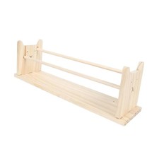 Tisch-Papierrollenhalter aus Holz, vielseitig einsetzbar f&uuml;r