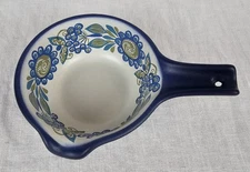 Vintage Figgjo Flameware Norway Tor Viking 4.5" Gravy Bowl Sauce Dish Floral