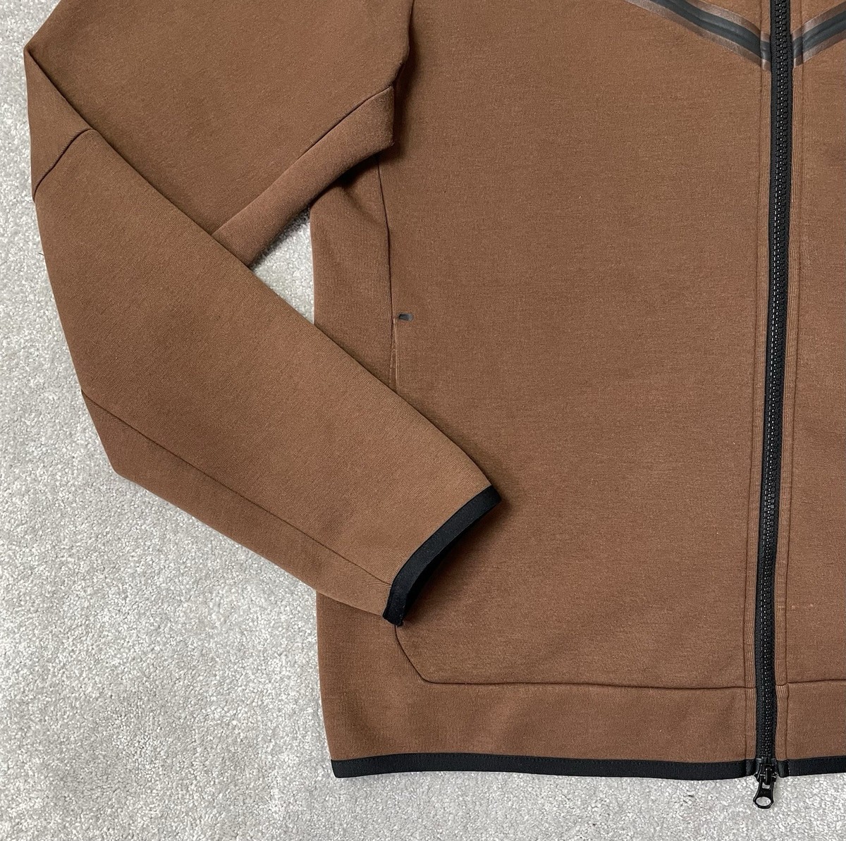 brown nike tech fleece tracksuit