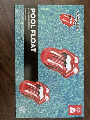Rolling Stones Logo Lay On Pool Float 75x49'' New In Box ~ Free Shipping