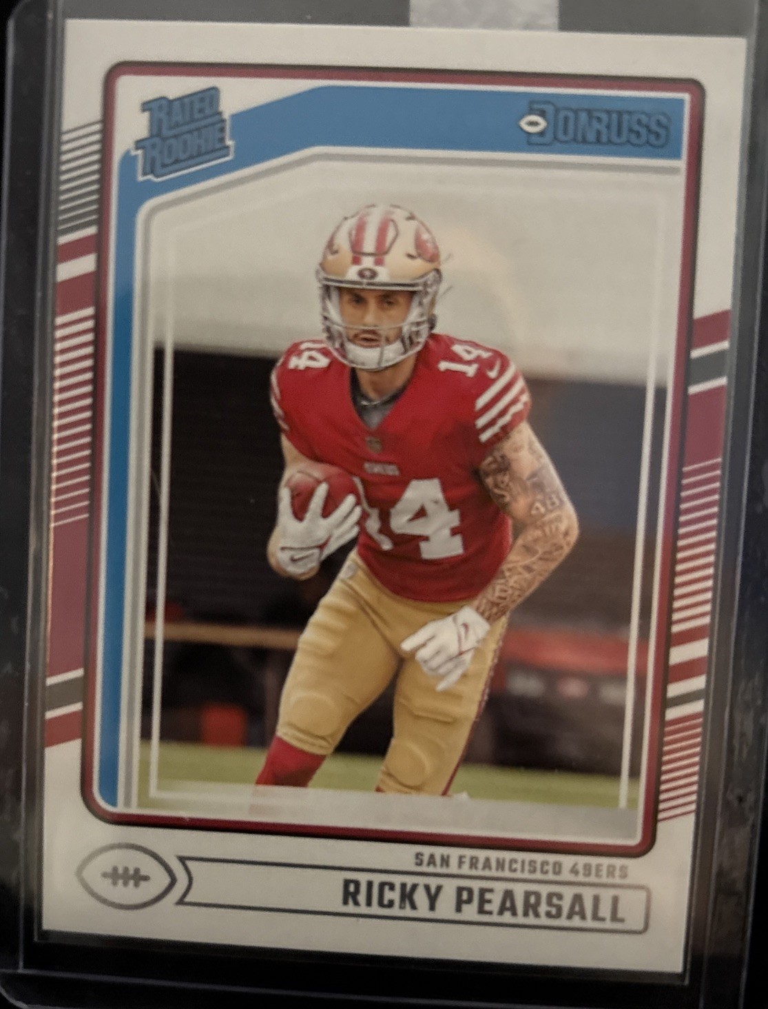 2024 Panini Donruss - Rated Rookie Ricky Pearsall #318 Optic Preview Holo Prizm