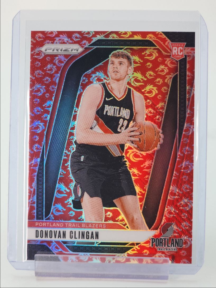 DONOVAN CLINGAN 2024-25 PANINI PRIZM ROOKIE DRAGON YEAR #221 RC /88 Q4271