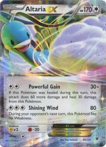 Pokémon Altaria EX FCO-83 Ultra Rare Englisch Played