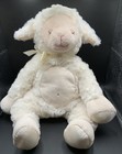Douglas Baby Lamb Plush PLUMPIE Moon Stars Swirl Fur Lovey Sheep Satin Feet Ears