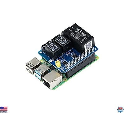Smart Raspberry Pi Relay HAT - 2 Channel 5V Optocoupler EL357NC for Automation