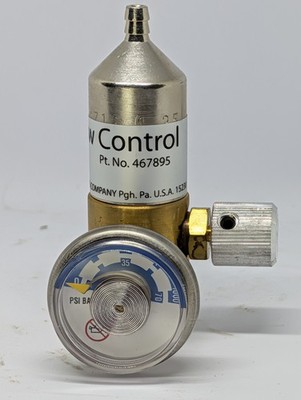 MSA Gasregler Durchflussregelung - Durchflussrate 0,25 Ltr/Min (467895) - UK-Verkäufer R2