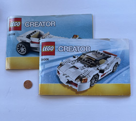 Lego Creator 31006 Highway Speedster 3 in 1 Missing Pieces + Manual