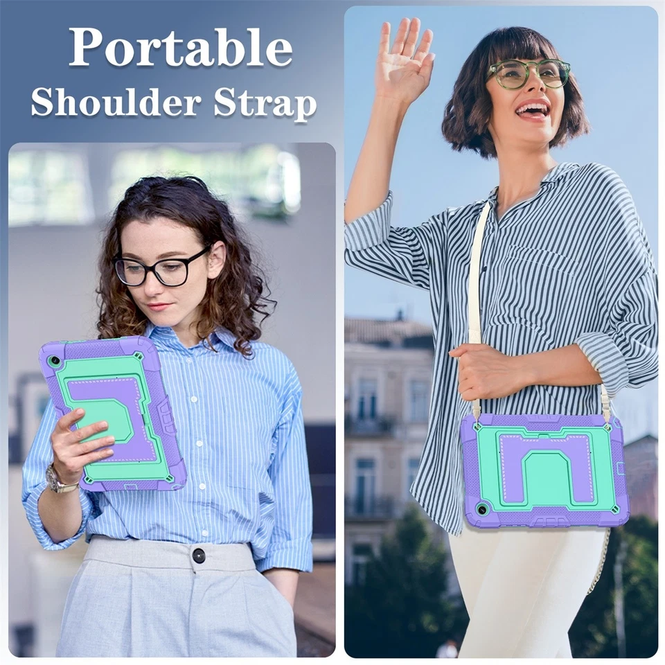 For Samsung Galaxy Tab A9 Plus 11" Shockproof Heavy Duty Stand Tablet Case Cover - Image 2 of 4