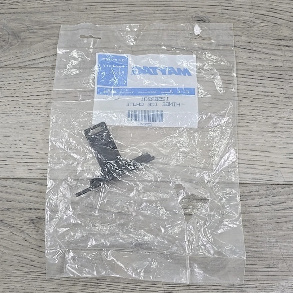 Maytag Genuino OEM Bisagra de Repuesto Canal de Hielo 12563201 - Nuevo de Lote Antiguo Foto 4 de 4