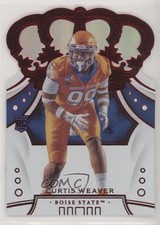 2020 Panini Chronicles Draft Picks Crown Royale Mirror Red Curtis Weaver #25 so7