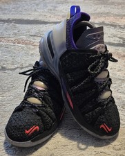 Nike Lebron XVII NRG Basketball Shoes Size UK 6 CT4677-001 Black Purple