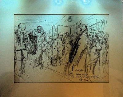 Gil Walker Original Art 1956 Long Day's Journey to Night Between the Acts