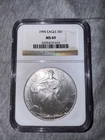 1996 1 oz American Silver Eagle NGC MS 69 KEY DATE!