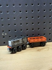 Thomas Friends Wooden Railway Train Engine Diesel Cargo Car Lot