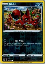 Pokemon Card - Nickit - Darkness Ablaze - 112/189 - Common Reverse Holo - LP