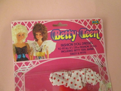 VINTAGE BETTY TEEN FASHION DRESSES OUTFIT M & C NEW - Picture 2 of 4