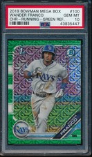 PSA 10 WANDER FRANCO 2019 Bowman Chrome Mega Box GREEN Mojo Refractor GEM MINT