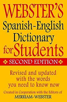Websters Spanish-English Dictionary for Students, ... | Buch | Zustand sehr gut