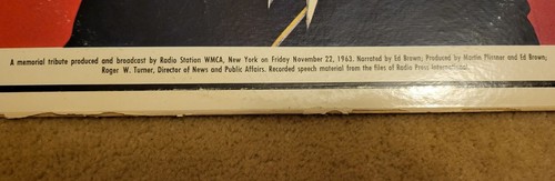 JFK John Fitzgerald Kennedy A Memorial Album LP Vinyl Record 1963 Vintage 2099 - Picture 4 of 10