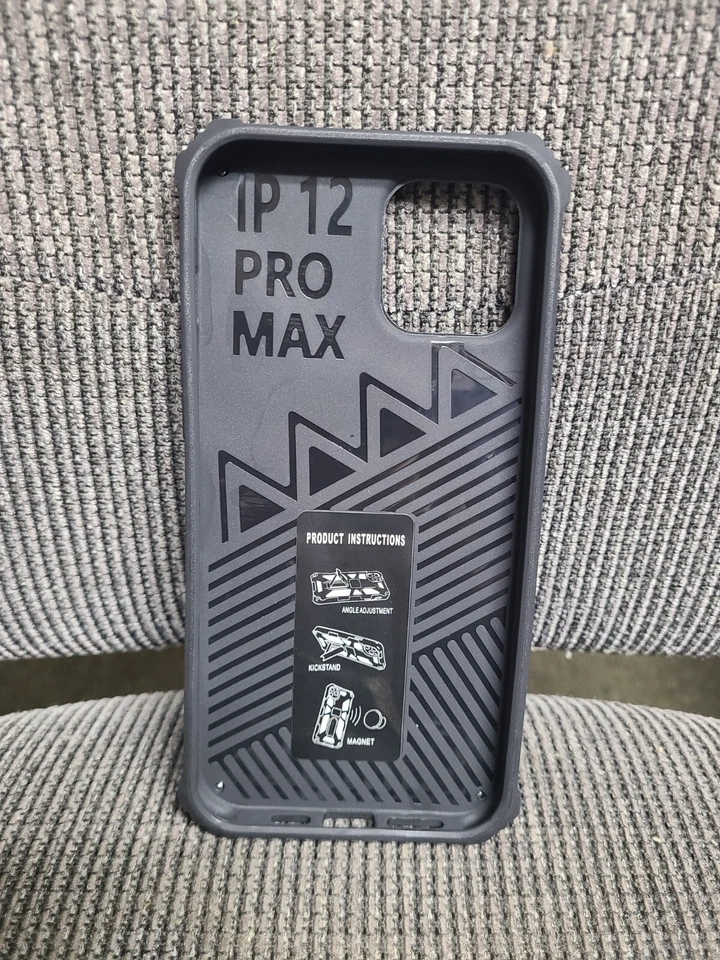 For iPhone12 Pro Max  Shockproof Bumper Magnetic Camouflage Brown Case - Image 2 of 3