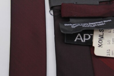 3018) NEW APT.9 SKINNY MENS TIE 100% POLYESTER MADE IN CHINA | eBay