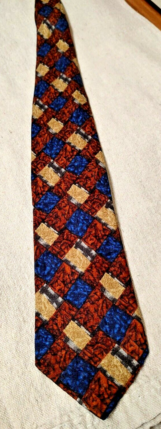 ZEGNA Man's Tie Triangular and Rectangular patter… - image 1
