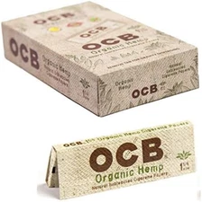 OCB ORG HEMP 1 1/4 WIDE Si Ze-Full Box (24 Books), 1.25, Brown