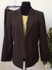 Kasper Women s Brown Polyester Blend 3 Piece Skirt Suit Size 14P EUC, MSRP 280