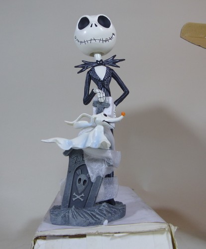 Nightmare Before Christmas Bobble Head Jack And Zero Head Knocker Neca 2004 - Picture 8 of 8