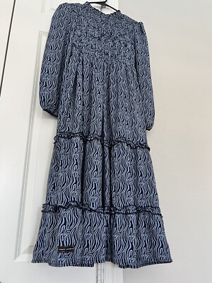 Simply Southern Lined Dress Womens Medium Blue Long Sleeve Ruffles CLEAN Midi | eBay Simply Southern Lined Dress Womens Medium Blue Long Sleeve Ruffles CLEAN Midi | eBay