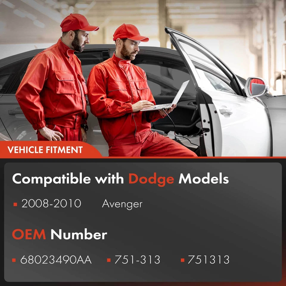 Регулятор стеклоподъемника с двигателем для Dodge Avenger 2008-2010 седан передний правый - Изображение 2 из 4