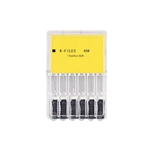 6Pcs H/K/R-FILES Dental Endo Root Canal File Stainless Steel Hand Use 21/25 mm R