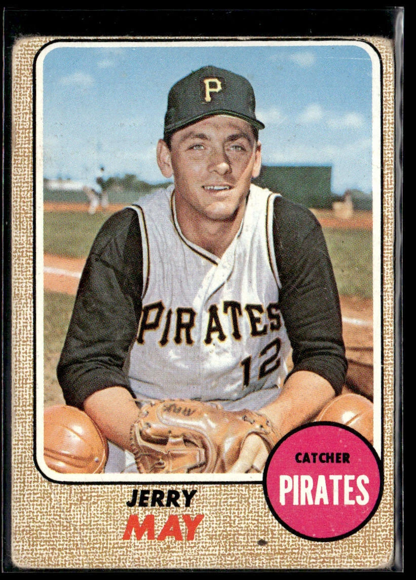 1968 Topps High Numbers Jerry May #598 Pittsburgh Pirates G/VG/EX