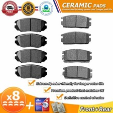 Front & Rear Ceramic Brake Pads for 2010-2017 Chevy Equinox GMC Terrain